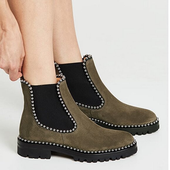 NEW ALEXANDER WANG Studded Booties - Picture 2 of 15